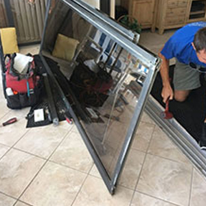 sliding glass door frame repair Union City
